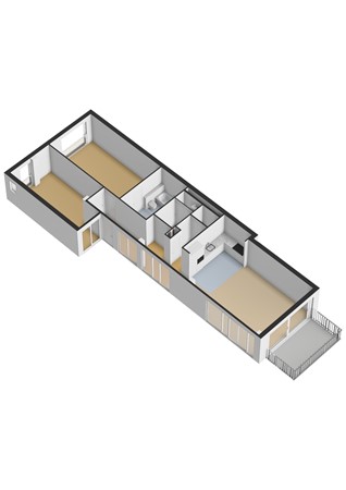 Floorplan - Marktlaan 13C, 2132 DL Hoofddorp